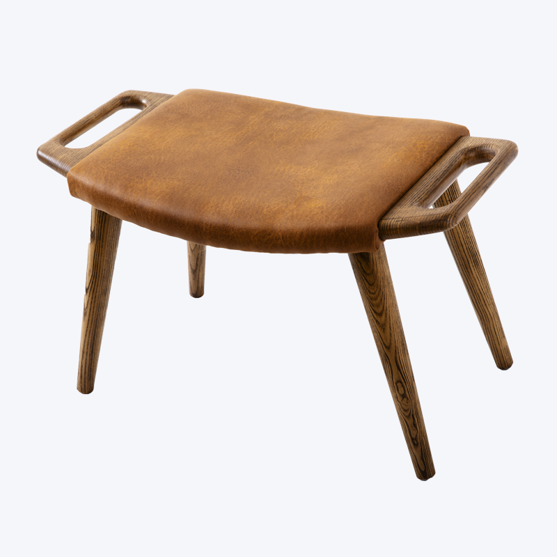 Designer leisure wooden footrest GK46-OTM