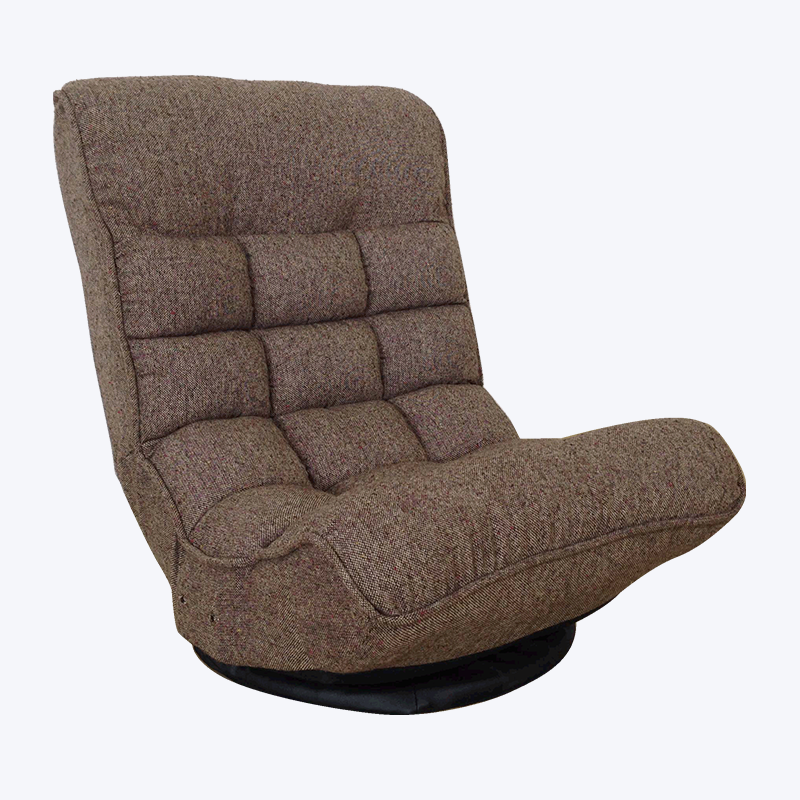 Classic fabric folding and rotating recliner177
