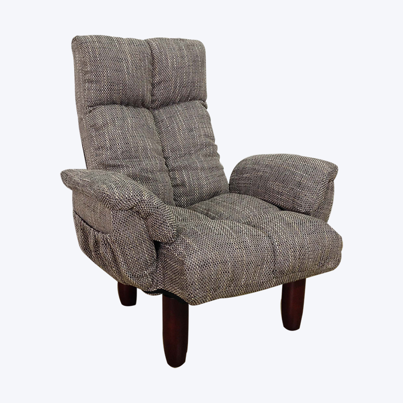 Soft and simple short-leg sofa chair with armrests CIA-M10