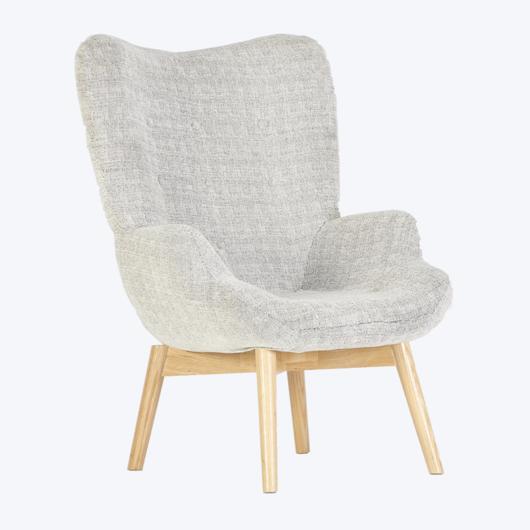Italian modern minimalist fabric dining table and chair chair GK68
