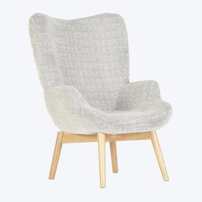 Italian modern minimalist fabric dining table and chair chair GK68