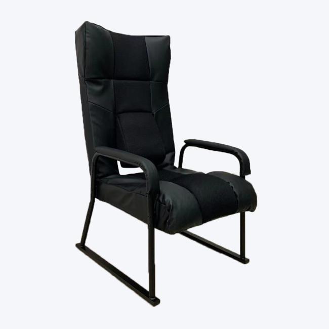 Foldable recliner steel armchair with waist support RKZ