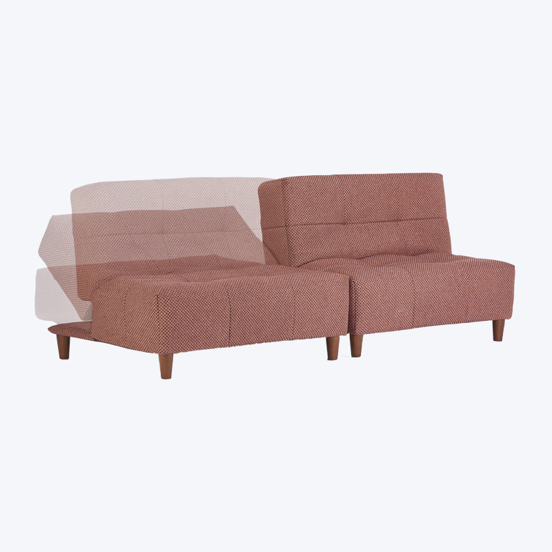 Lounge sofa with 14 reclining position couch sofa bed lazy sofa 