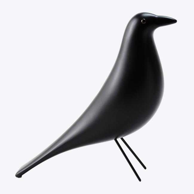 Designer's creative design home decoration wood carving black bird