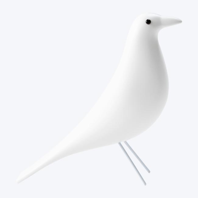 Designer's creative design home decoration wood carving white bird