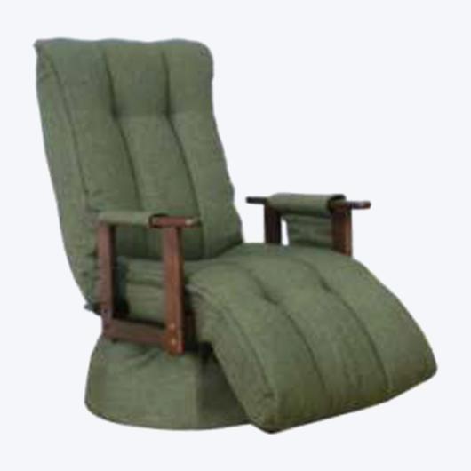 Modern single simple Nordic flannel armrest 360 degree swivel sofa chair 296X-1XK-OTM