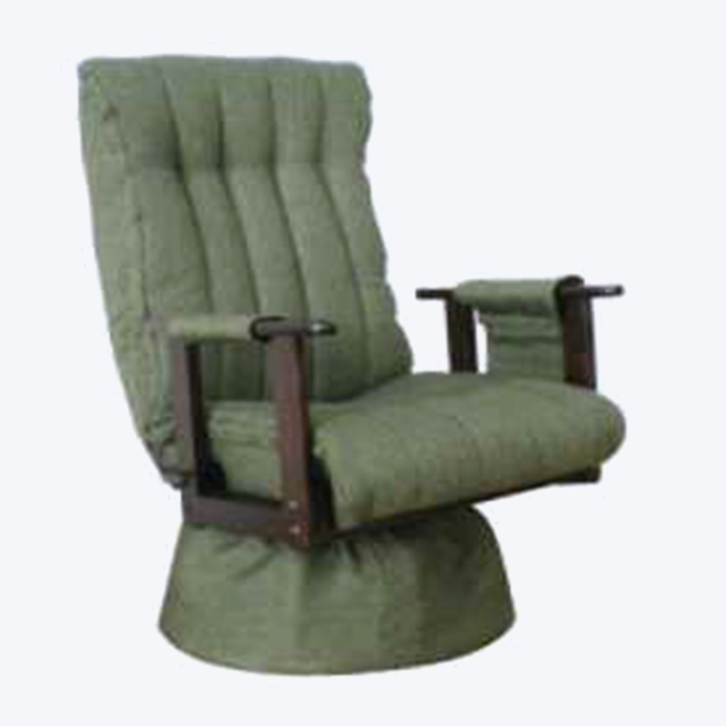 Lazy sofa Nordic flannel armrest 360 degree swivel sofa chair 296X-K