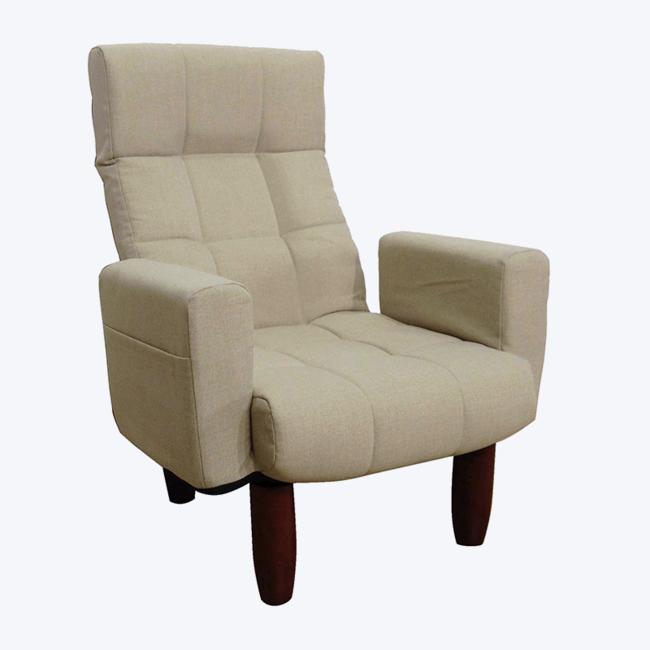 Italian minimalist Nordic living room small apartment sofa chair 381-MJ