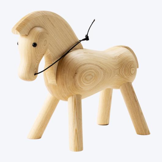 Creative design crafts original wood color wooden pony ornaments-L