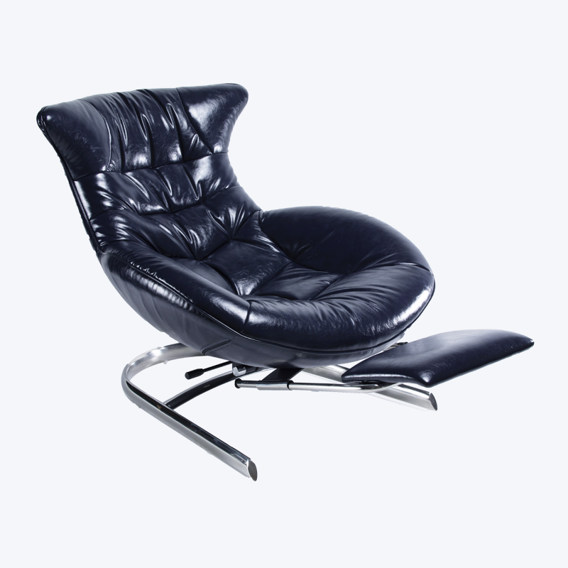 Designer lounge Chair with footrest MF-RLC-001