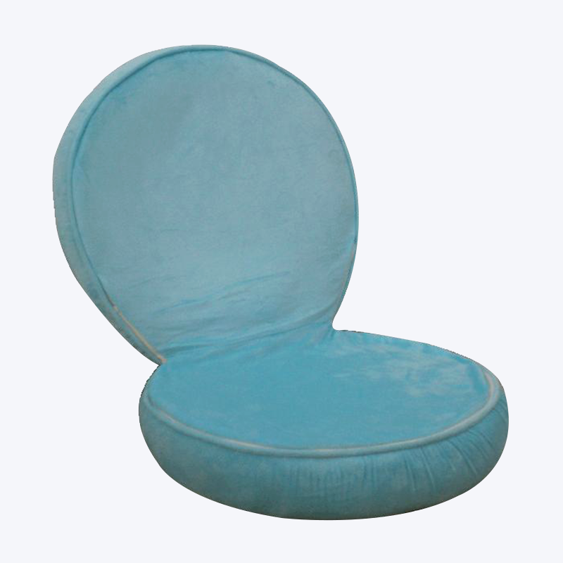 Low saturation Morandi solid color foldable floor chair 166DX
