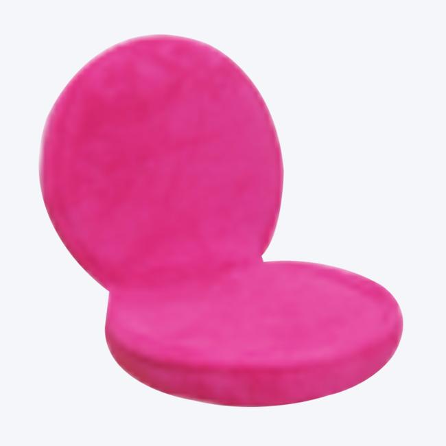 Candy color round foldable floor chair 352NK