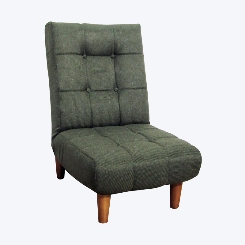 Classic modern minimalist semi-recumbent lazy couch sofa 39014