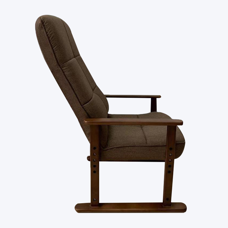 Foldable recliner wooden armchair 958M