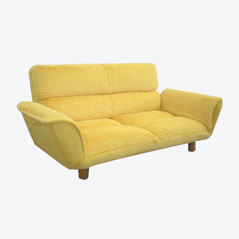 Candy color double basic floor recliner adjustable lazy sofa bed SF018