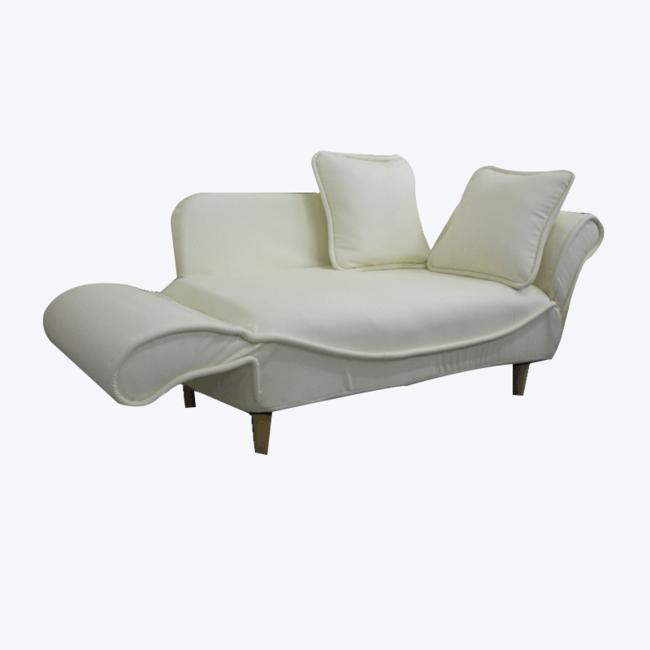 Pure color simple classic living room multi-person lounge chair adjustable lazy sofa bed SF028