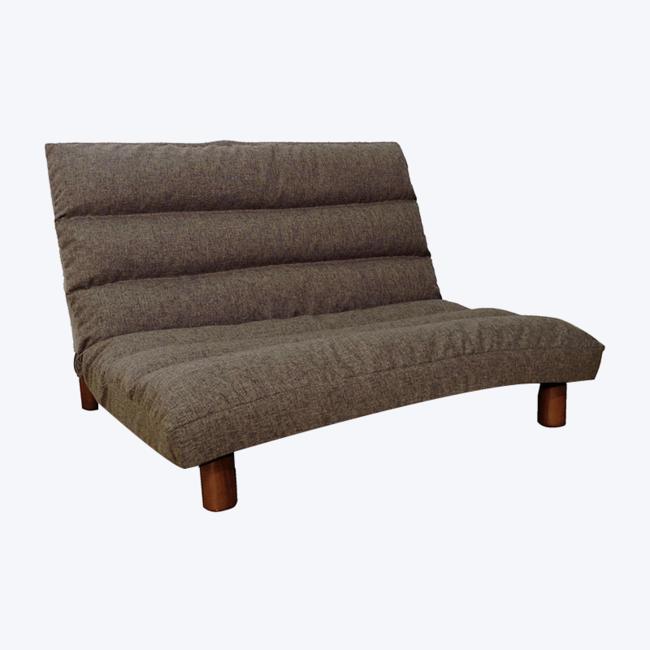 Armless easy chair bench seat with short legs SF502-2P