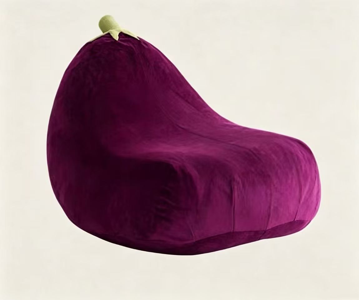 Eggplant sofa